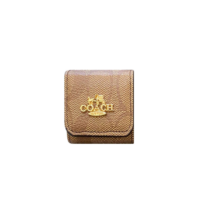 Coach de luxo AirPods Pro Cases Light Brown- LGK240425