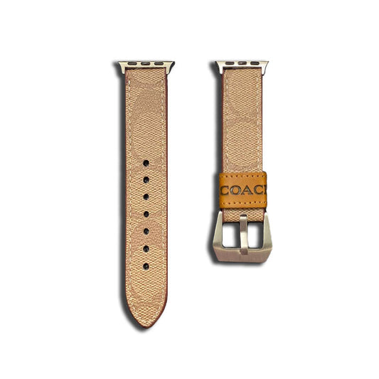 Lædertræner Apple Watch Band lysebrun-YHK244221710