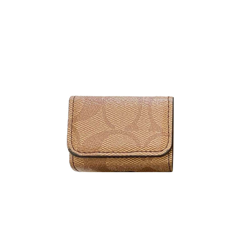 Coach de luxo AirPods Casos Light Brown-YH240425