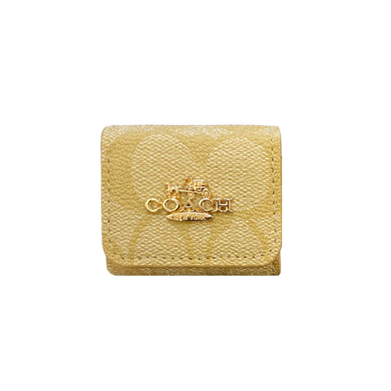 Coach de luxo AirPods Pro Cases Light Brown- LGK240425