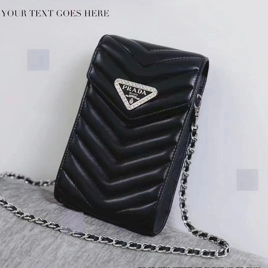 Black Bling Design Telefontasche