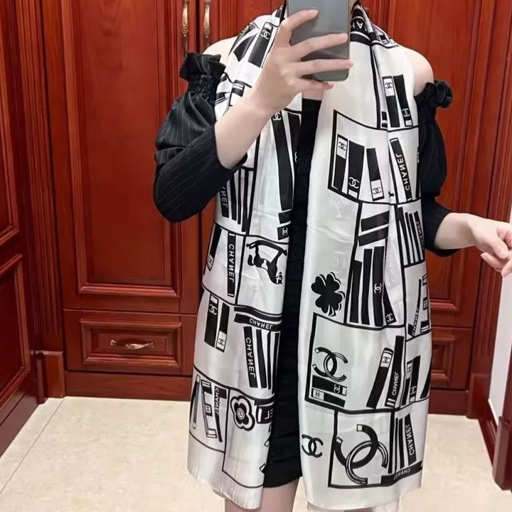 Urban Collection Satin Long Silk Scarf mysite