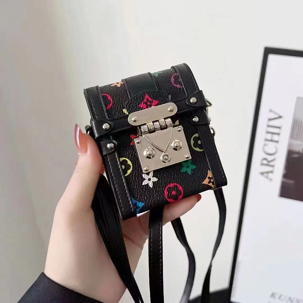 Heiße Retro Leder -Telefontasche