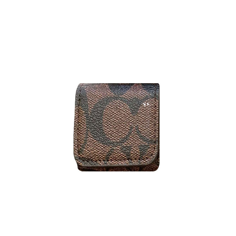 Coach de luxo AirPods Casos Light Brown-YH240425