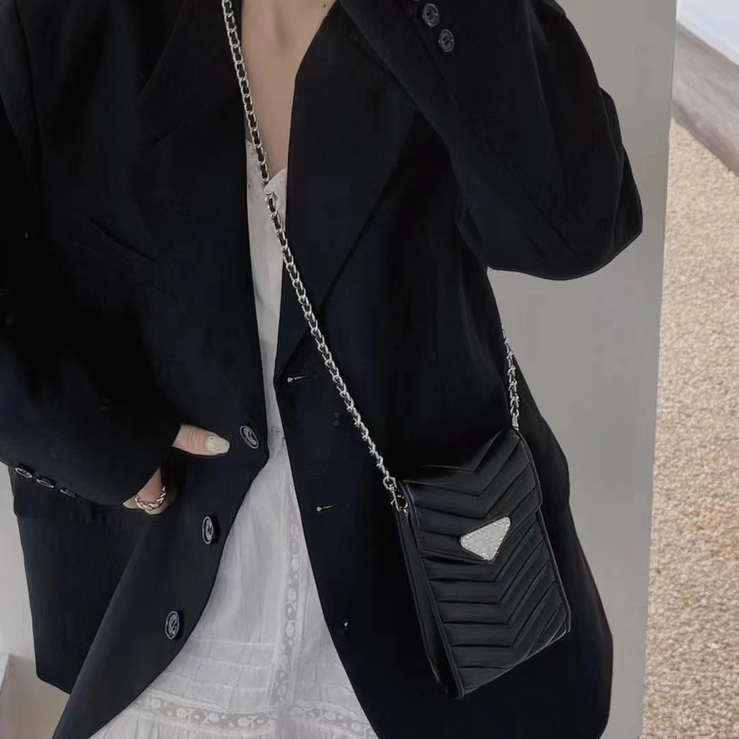 Black Bling Design Telefontasche