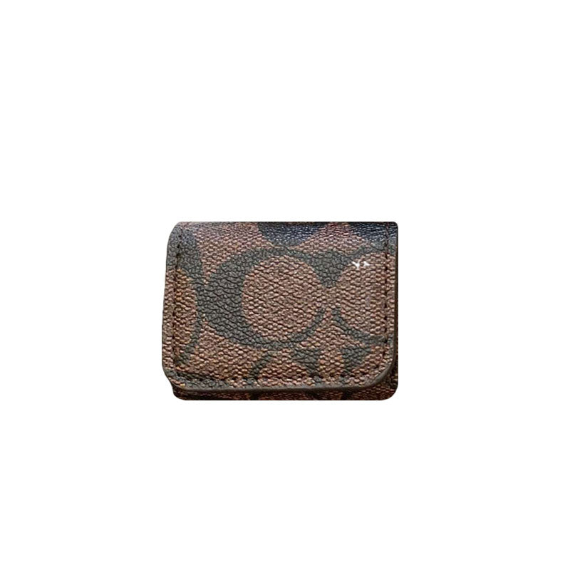 Coach de luxo AirPods Casos Light Brown-YH240425