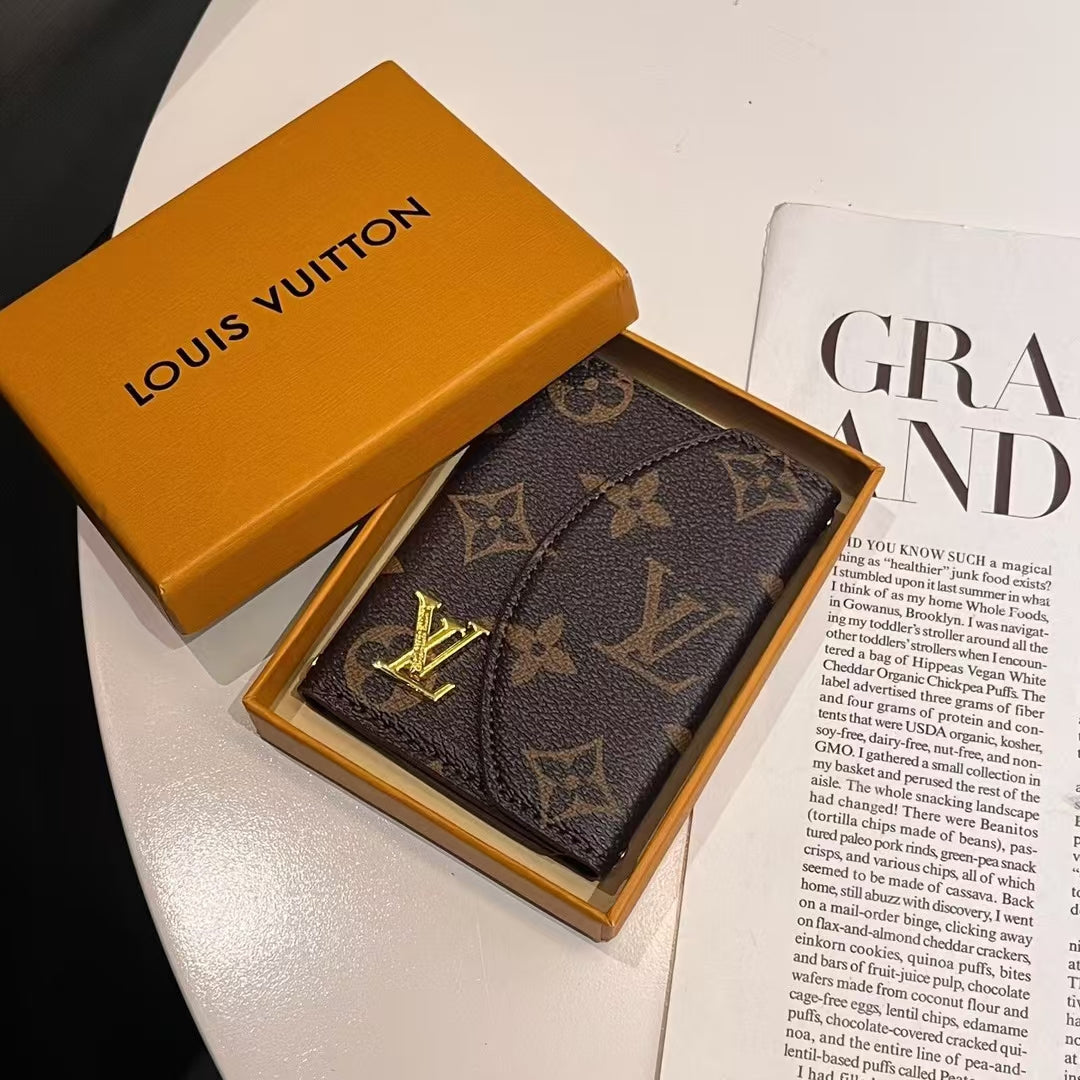 Collection de portefeuille compact Monogram LV et GG de luxe