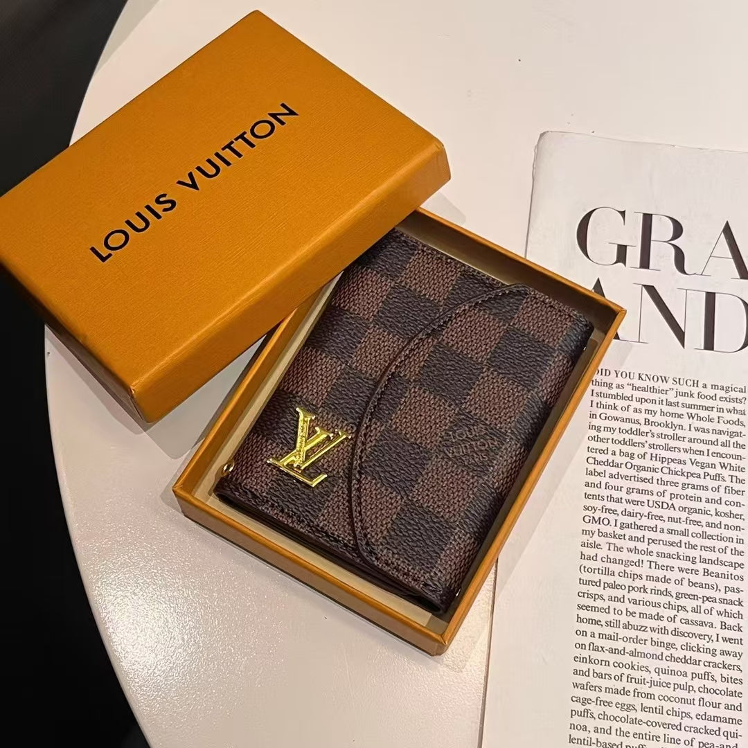 Collection de portefeuille compact Monogram LV et GG de luxe