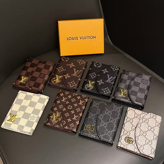 Luksus LV & GG-inspireret monogram kompakt tegnebog kollektion