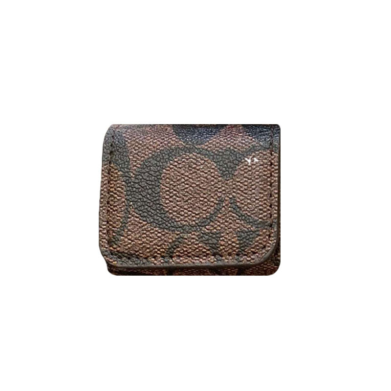 Coach de luxo AirPods Casos Light Brown-YH240425