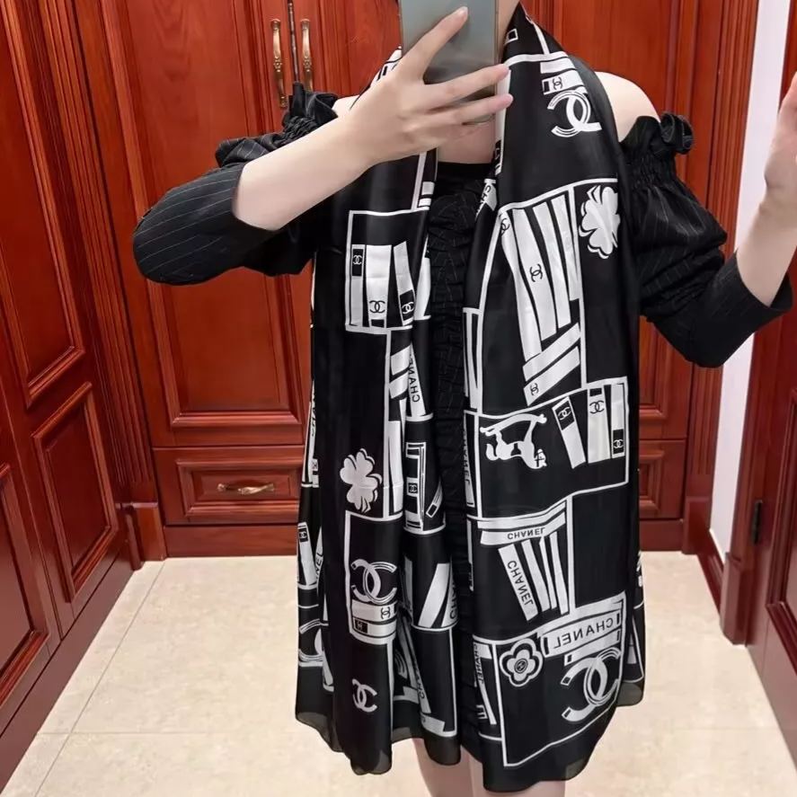 Urban Collection Satin Long Silk Scarf mysite