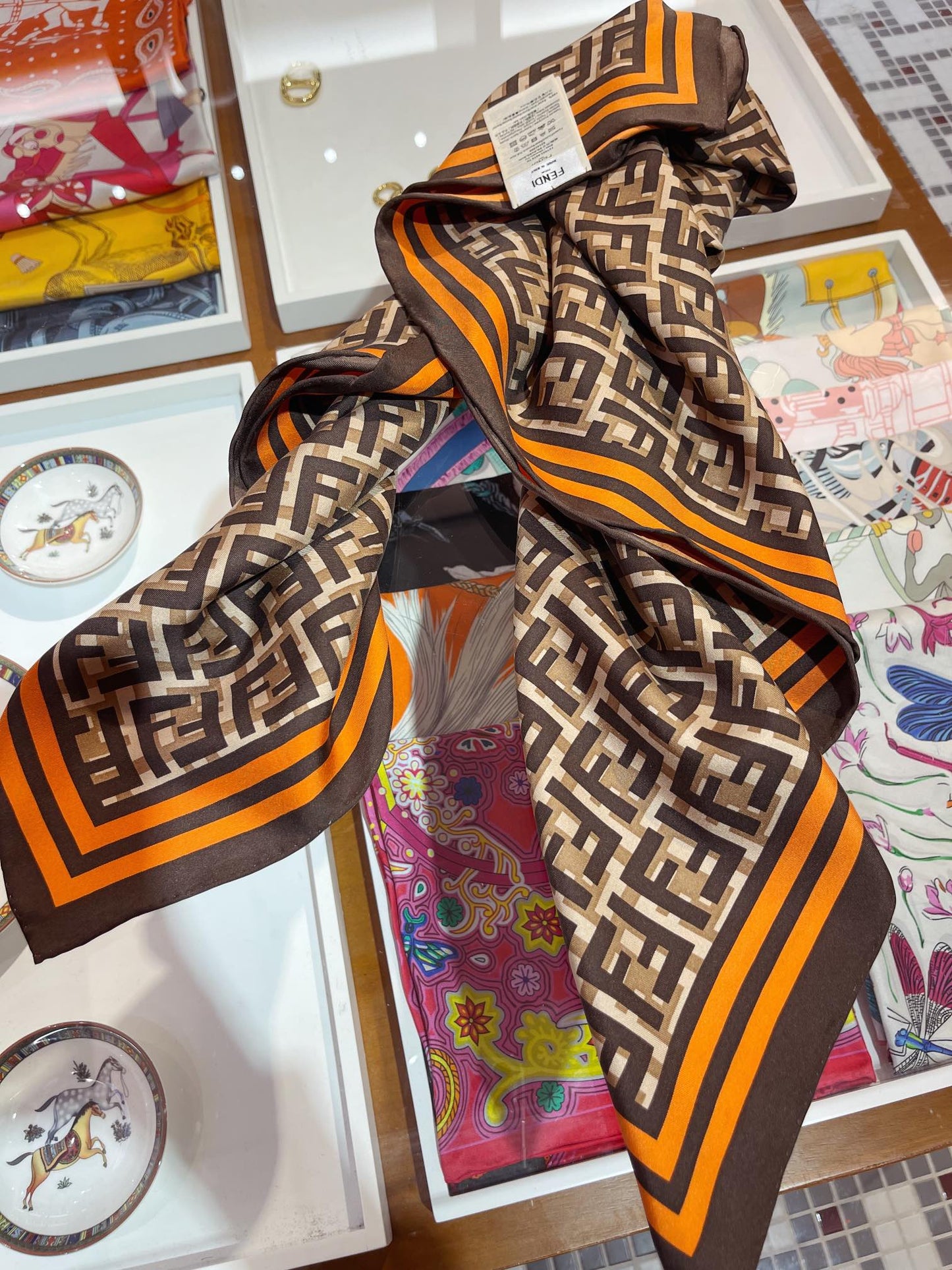 Letter Square Scarf mysite