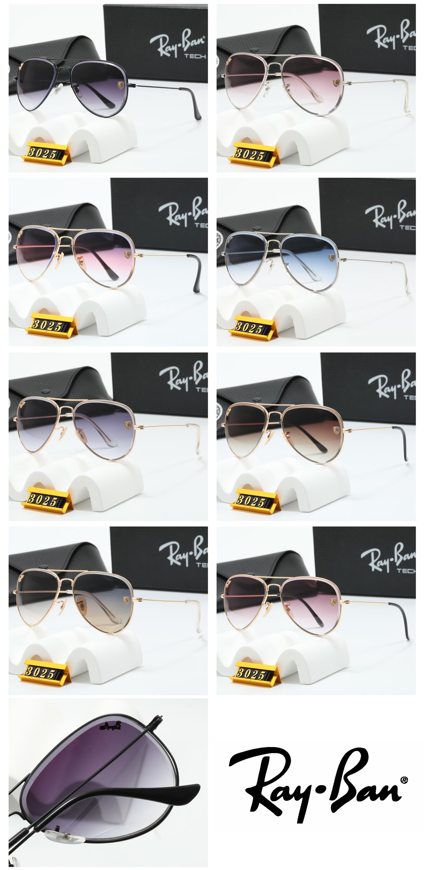 Fashion Sunglasses—3025-8Color