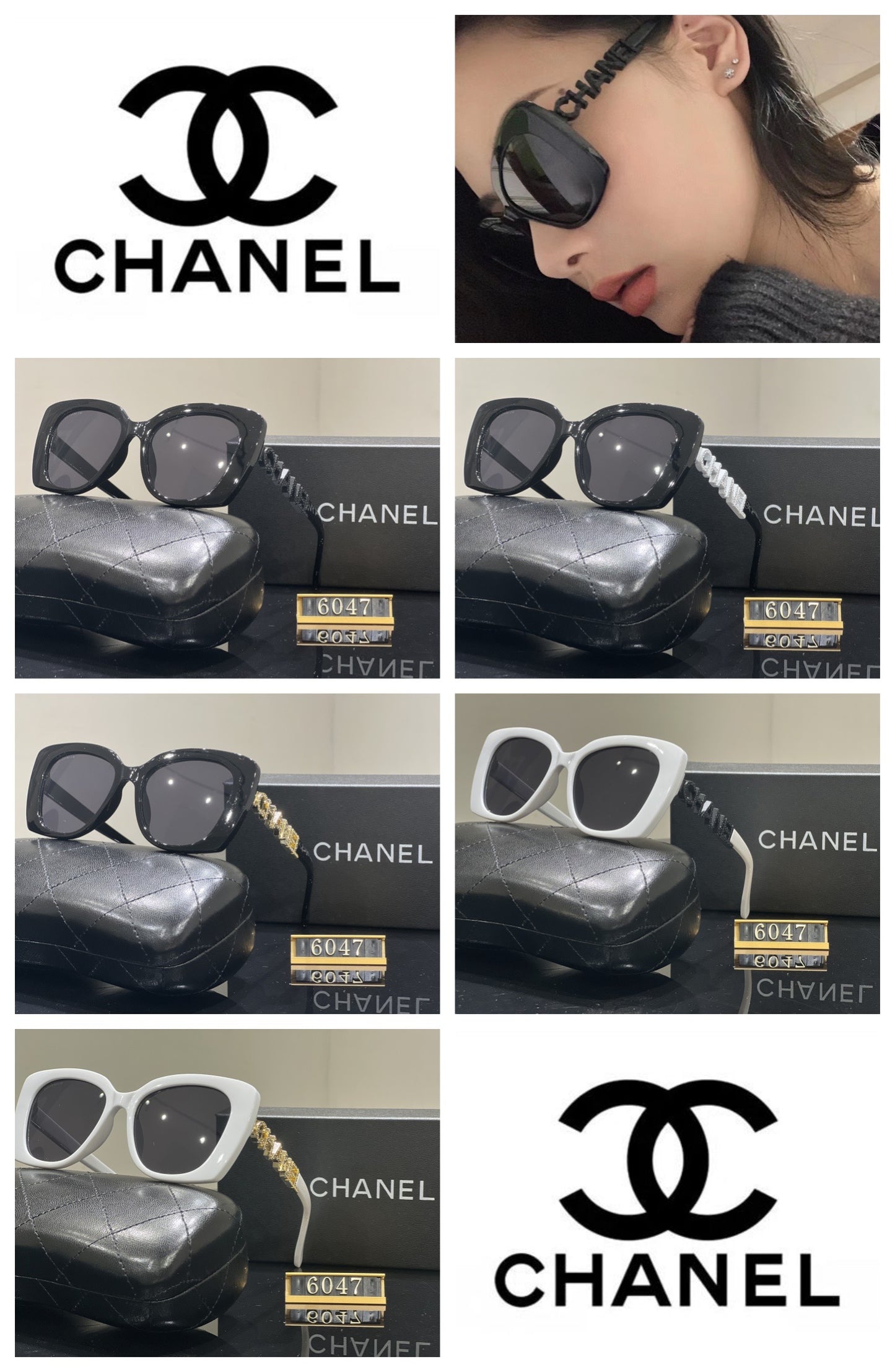 Fashion hot 6 color sunglasses 6047