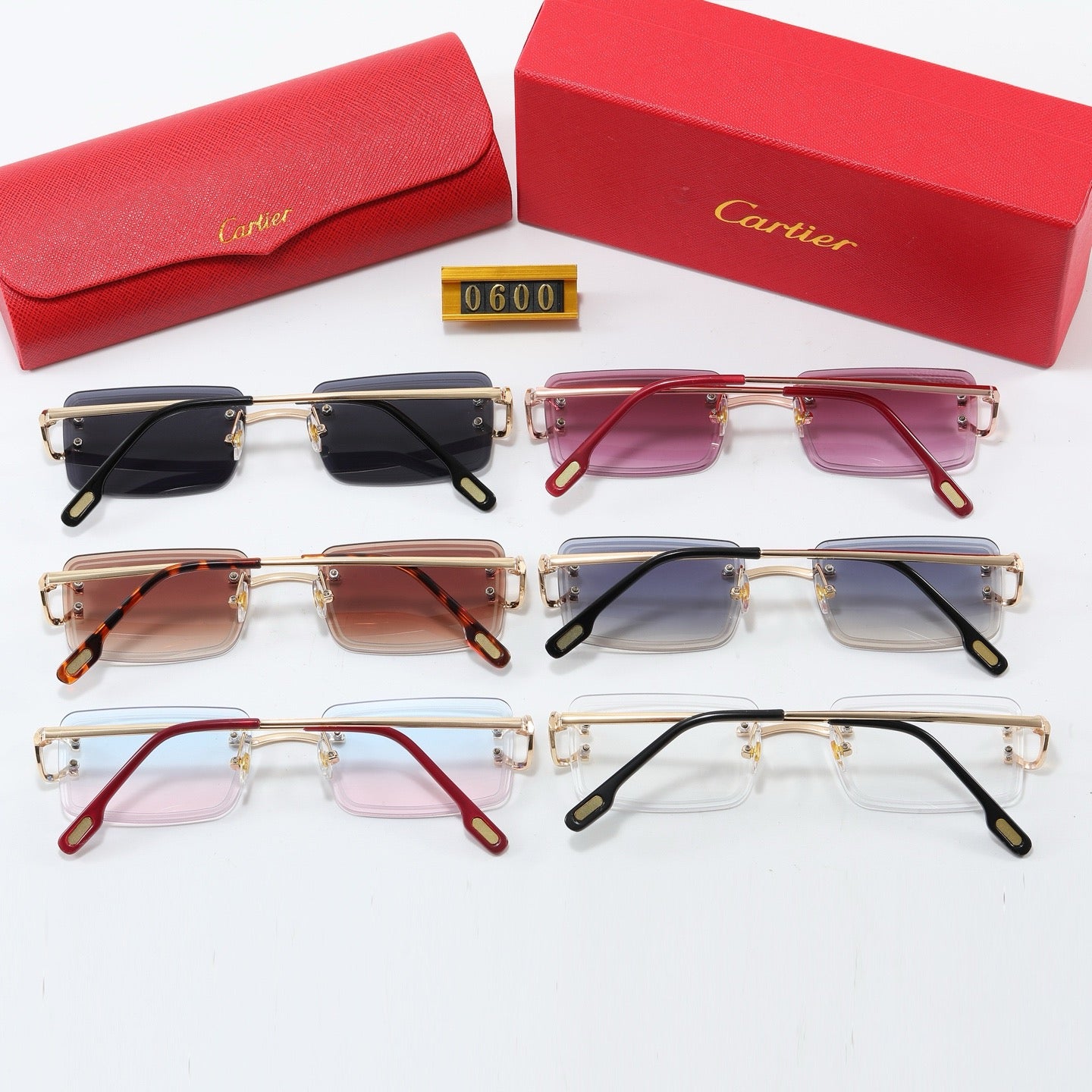Fashion hot 6 color sunglasses 0600