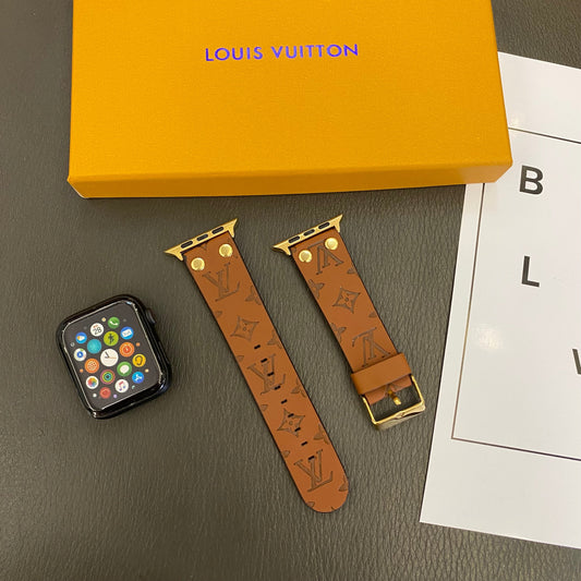 Armbånd de gentager Apple avec -indretning en rivets et monogramme en nødhjælpsbånd