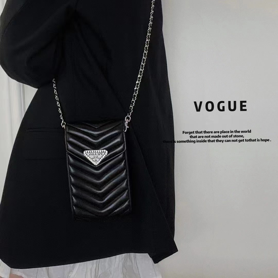 Black Bling Design Telefontasche