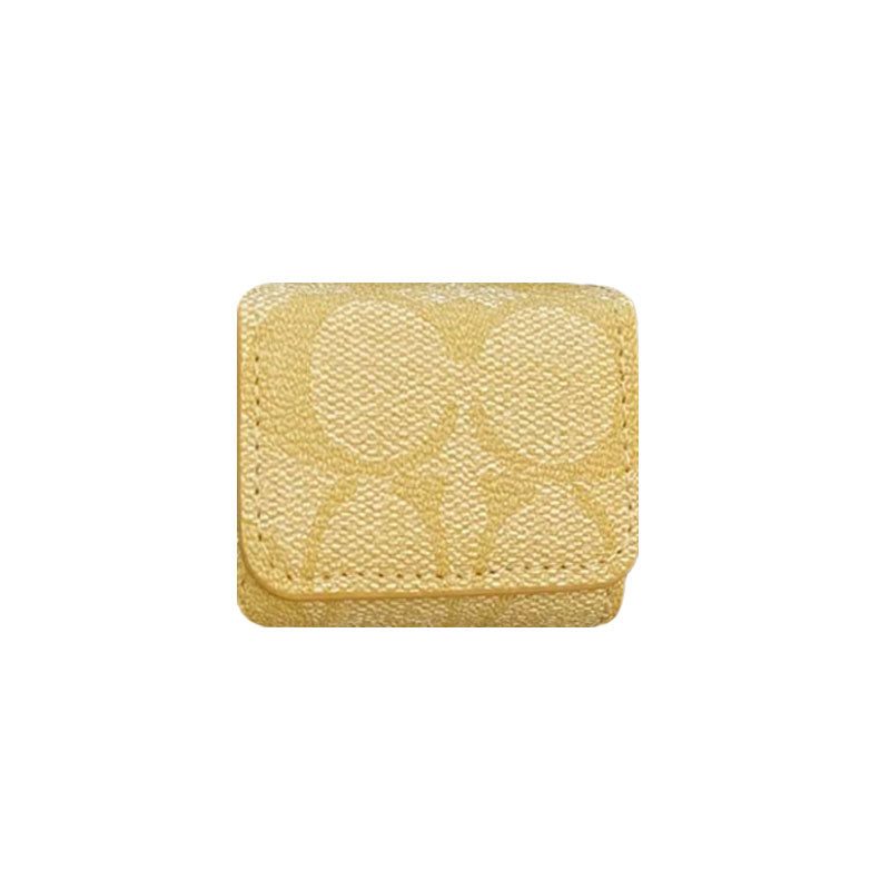 Coach de luxo AirPods Casos Light Brown-YH240425