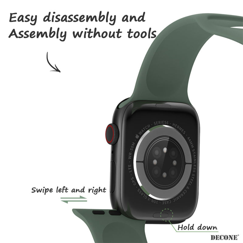 Sangle de montre en silicone liquide