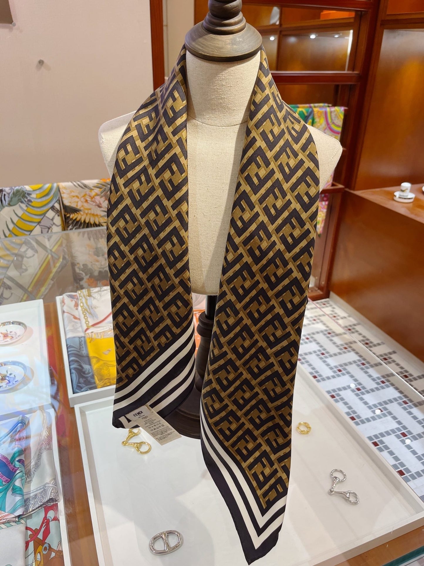 Letter Square Scarf mysite
