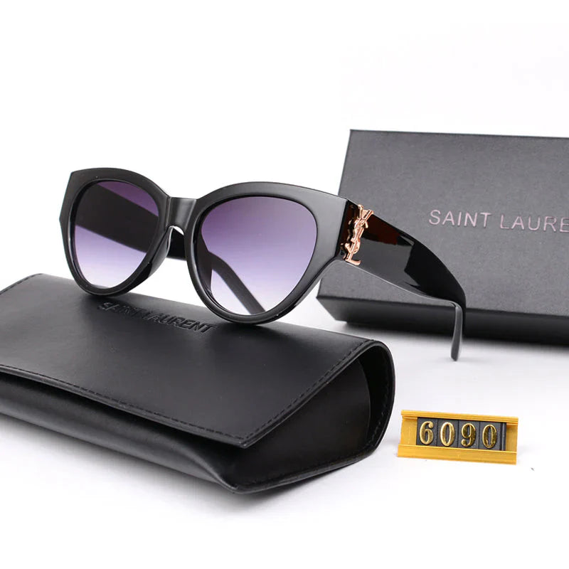 Gafas de sol de marco grande de lujo Y-019