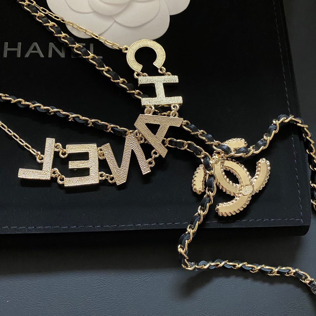 Fashion Diamond Double Necklace