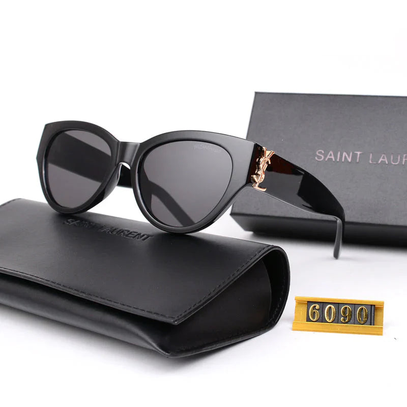 Gafas de sol de marco grande de lujo Y-019