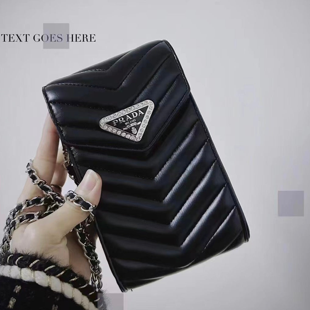Black Bling Design Telefontasche