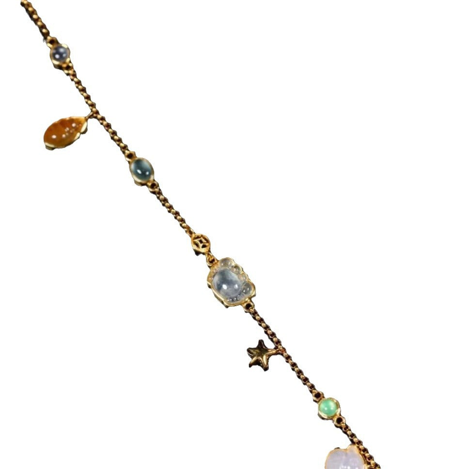 Ocean navdihnjen z Dainty Shell Anklet-Summer Boho Beach Charm Nakit dodatki