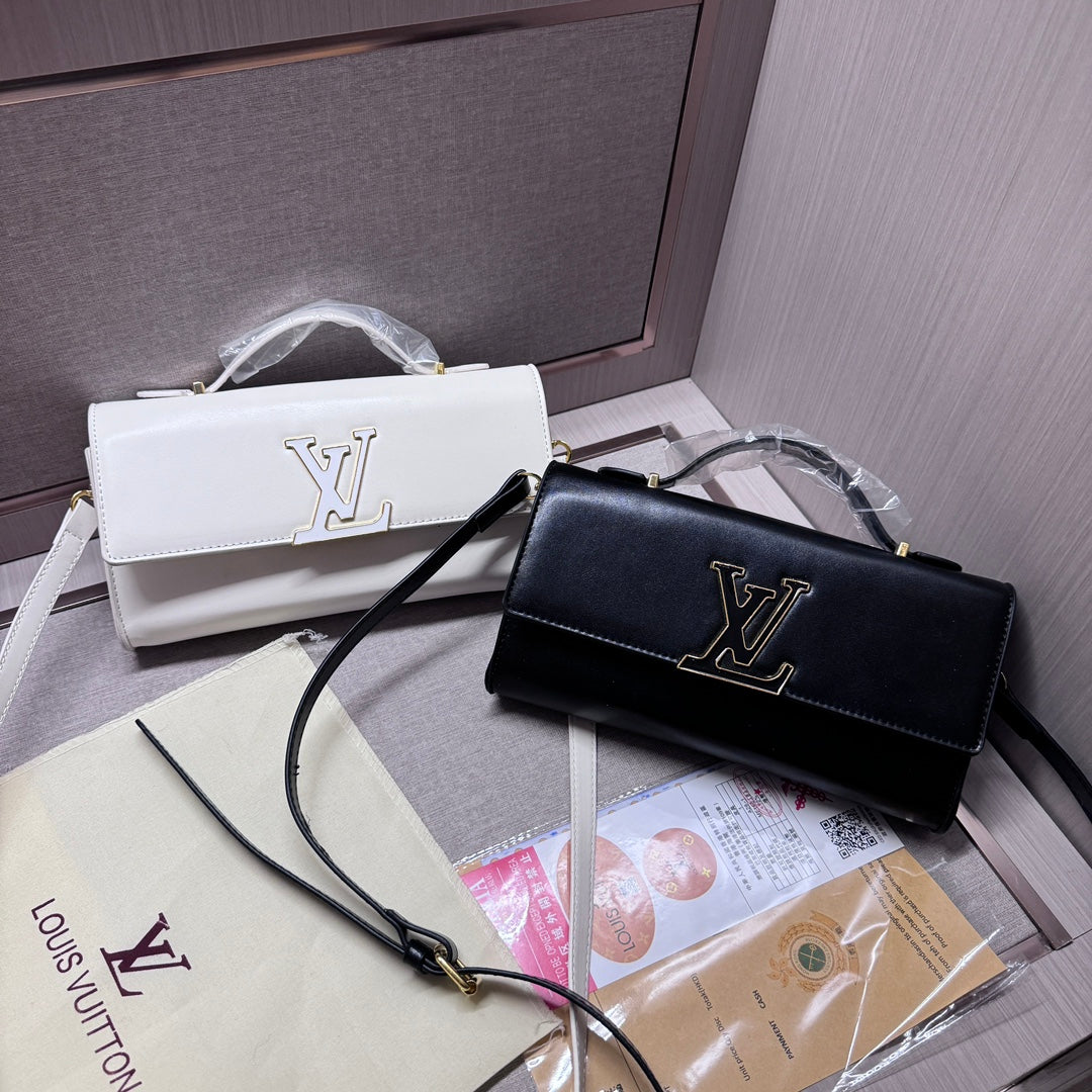 Luxe Texture Leather Handbag  019
