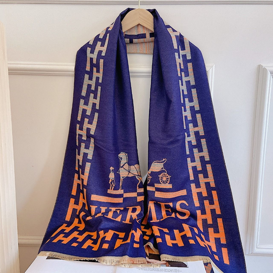 Premium Cashmere Jacquard Scarf Shawl mysite