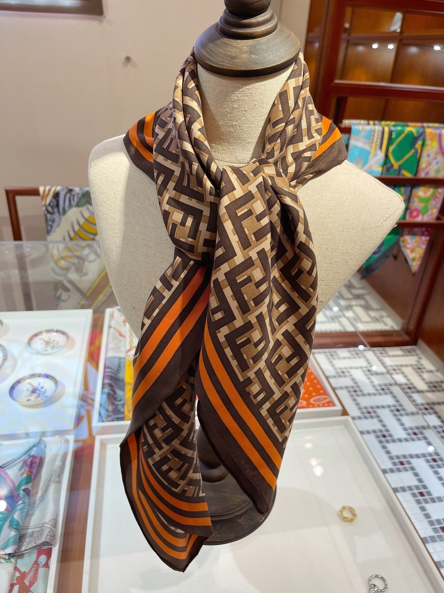 Letter Square Scarf mysite