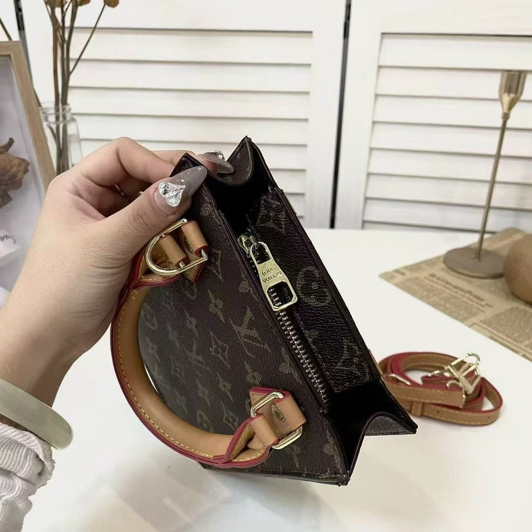 Luxe Texture Leather Handbag  008