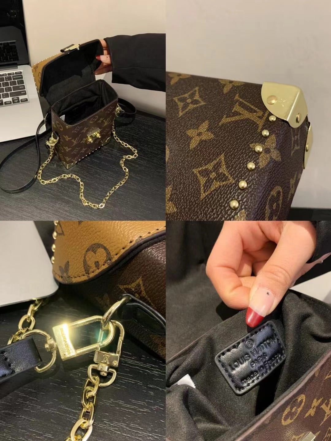Κομψή τσάντα Metallic Portables