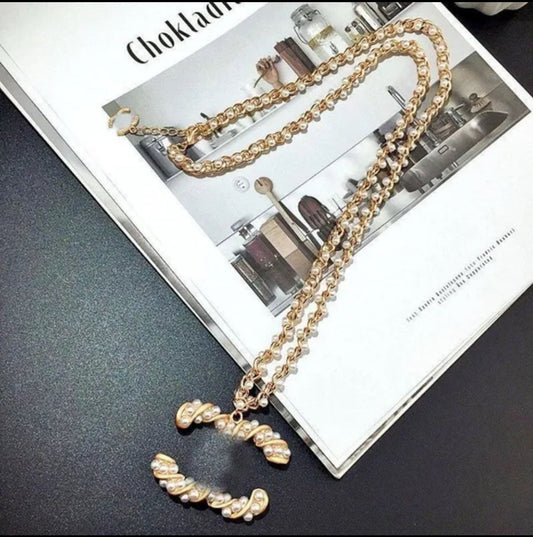 Collier CC de marque de luxe