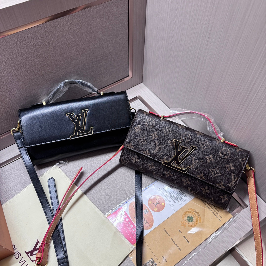 Luxe Texture Leather Handbag  019