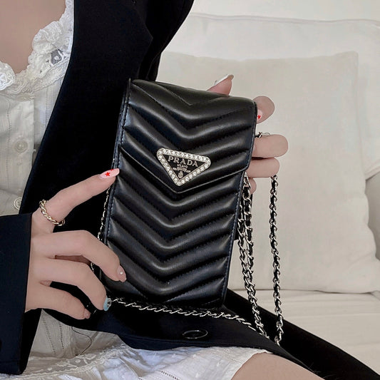 Crossbody kožna telefonska torba