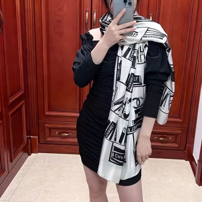 Urban Collection Satin Long Silk Scarf mysite