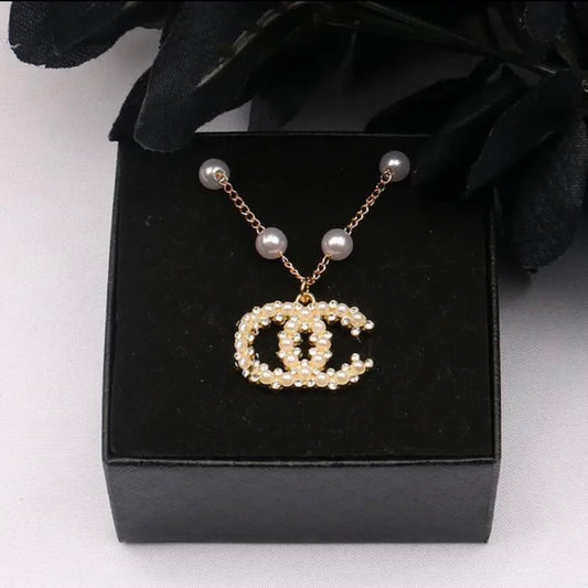 CC Brand Pearl Necklace