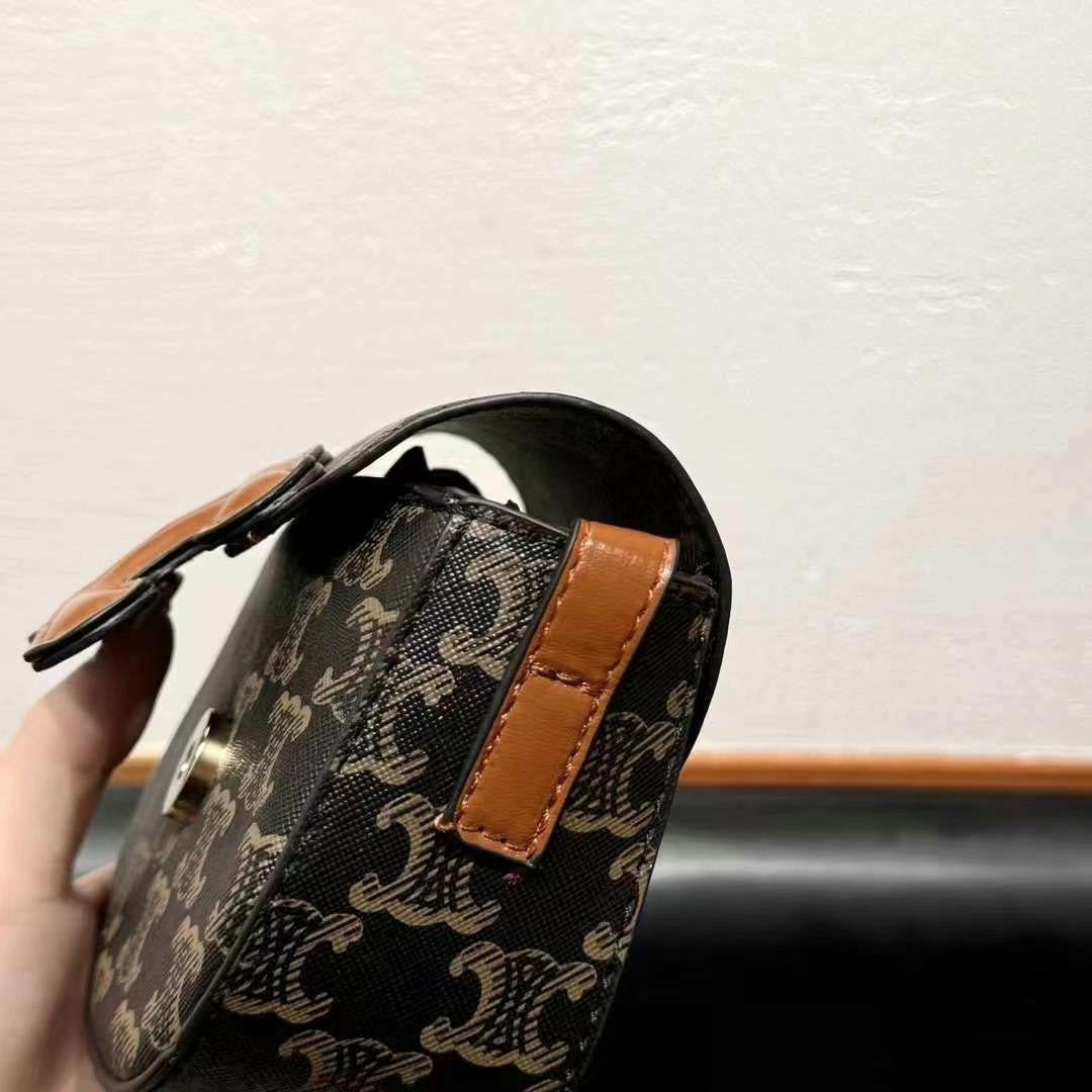 Mode braune Mini -Tasche