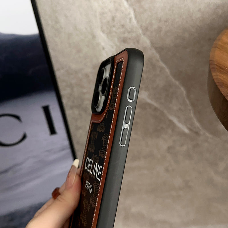 CE Hand Holder Leather 16 iPhone Case