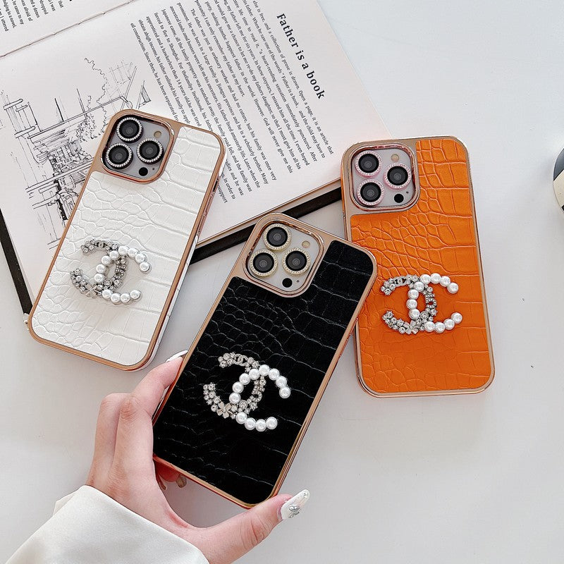 CC Pearl Rose Gold iPhone Case