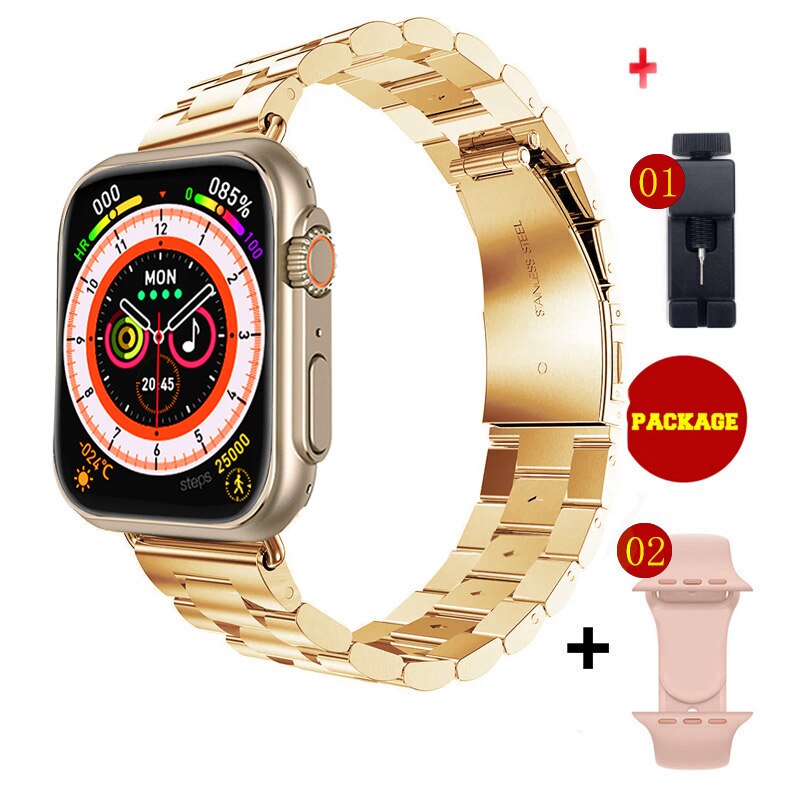 Nové Ultra Watch Men Smart Watch Series 8 NFC NFC Door Access Smartwatch pro Android Apple Phone Watch Bands