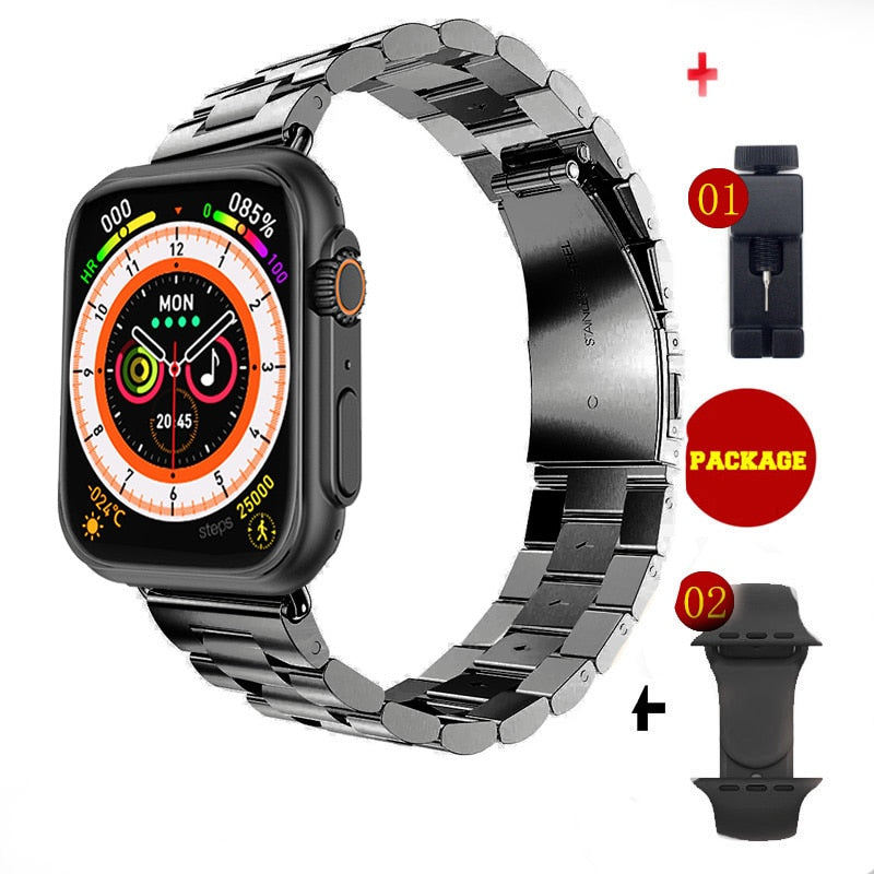 Nové Ultra Watch Men Smart Watch Series 8 NFC NFC Door Access Smartwatch pro Android Apple Phone Watch Bands