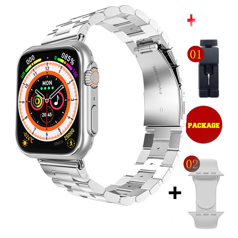 Nové Ultra Watch Men Smart Watch Series 8 NFC NFC Door Access Smartwatch pro Android Apple Phone Watch Bands