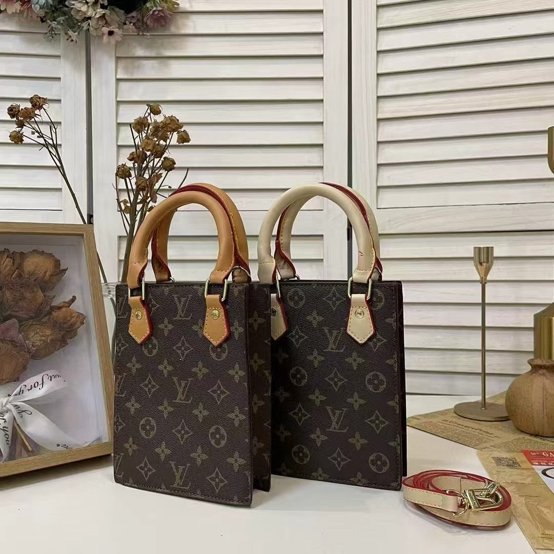 Luxe Texture Leather Handbag  008