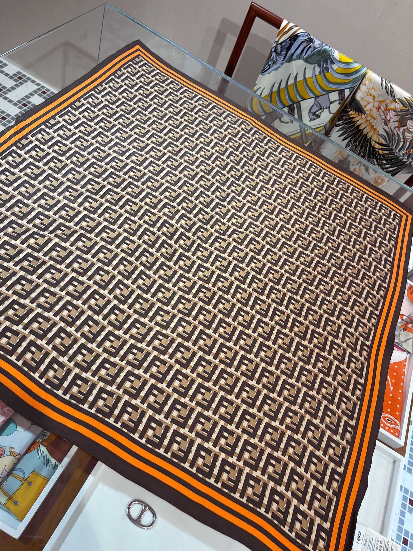 Letter Square Scarf mysite