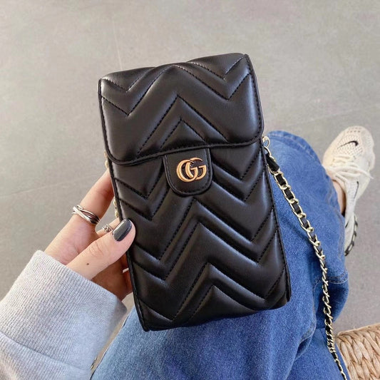 Süße schwarze Telefontasche