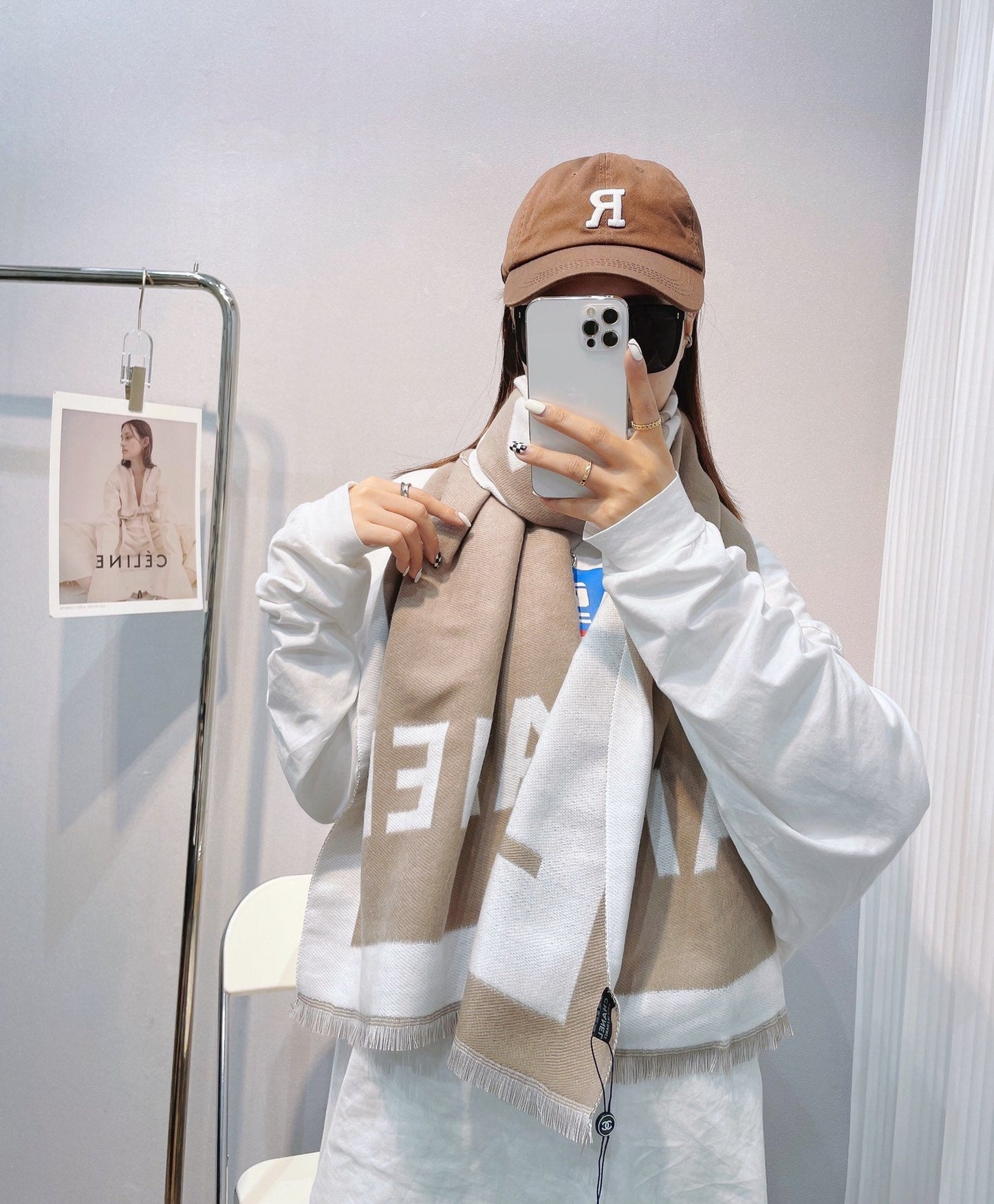 Classic Big Logo Scarf Shawl mysite