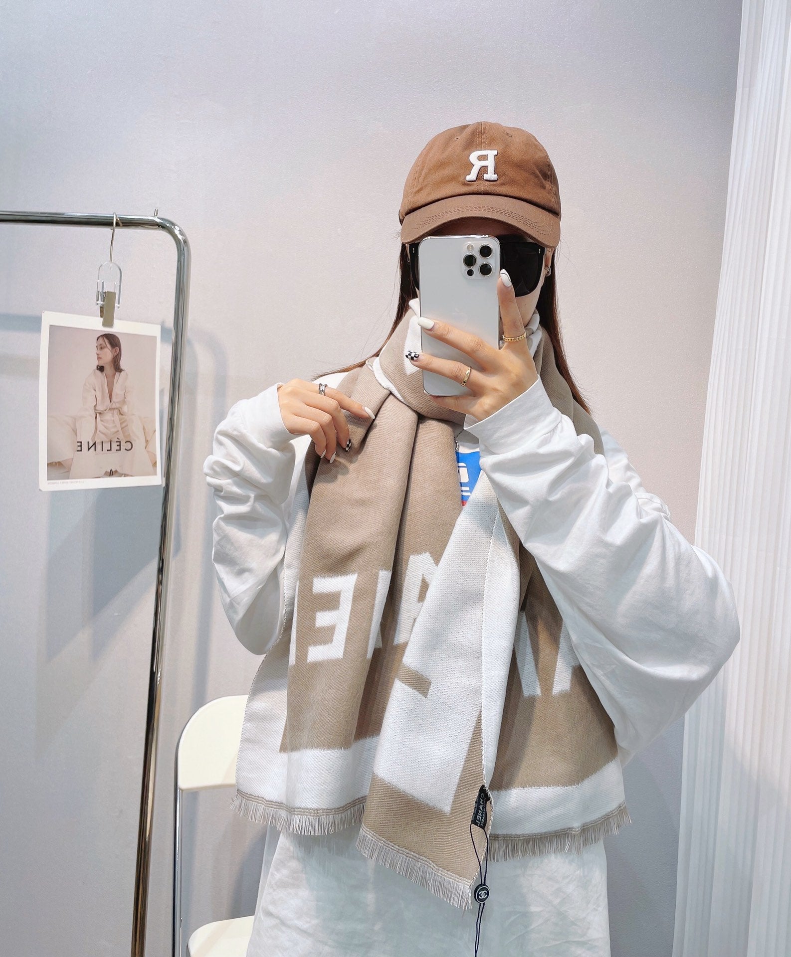 Classic Big Logo Scarf Shawl mysite